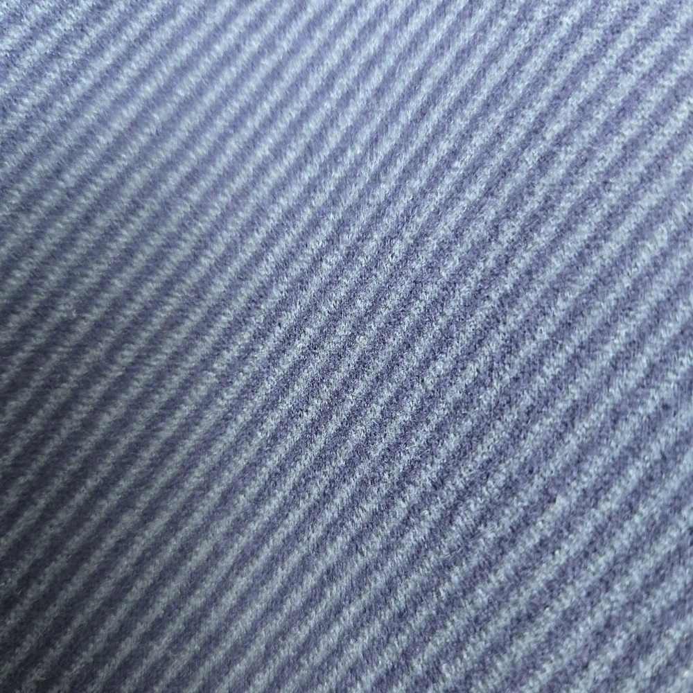 J.‎ Crew Knit Men's Navy Blue Diagonal Stripe Long Sleeve Fleece Hoodie Medium